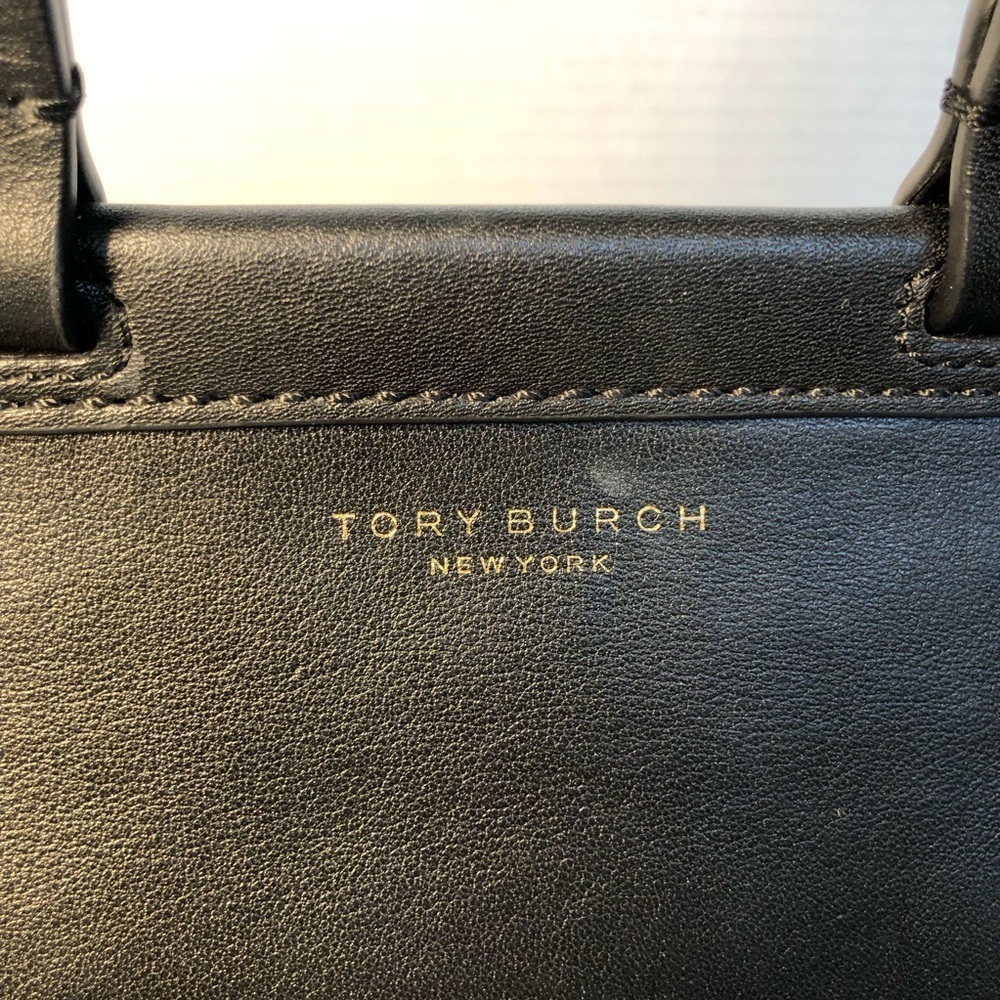 Black Tory Burch Block T Backpack OS - Picture 3 of 14